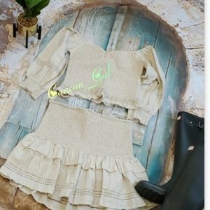 2 piece NWT Spell and the gypsy Lola Skirt Set